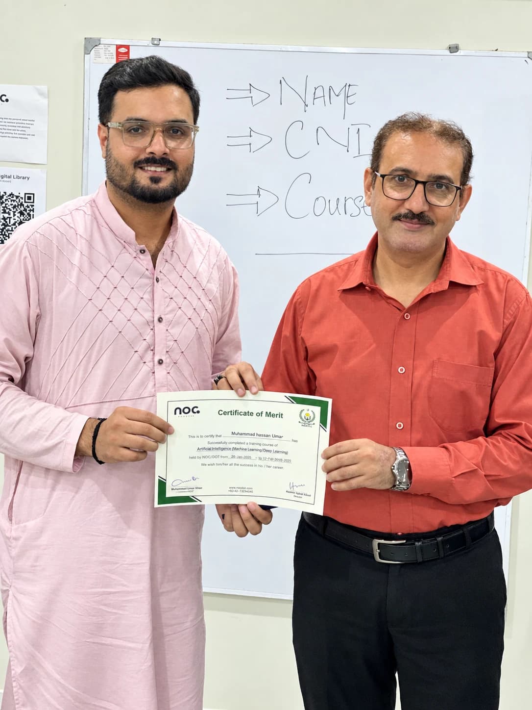 NOCDOT AI/ML course memory 1