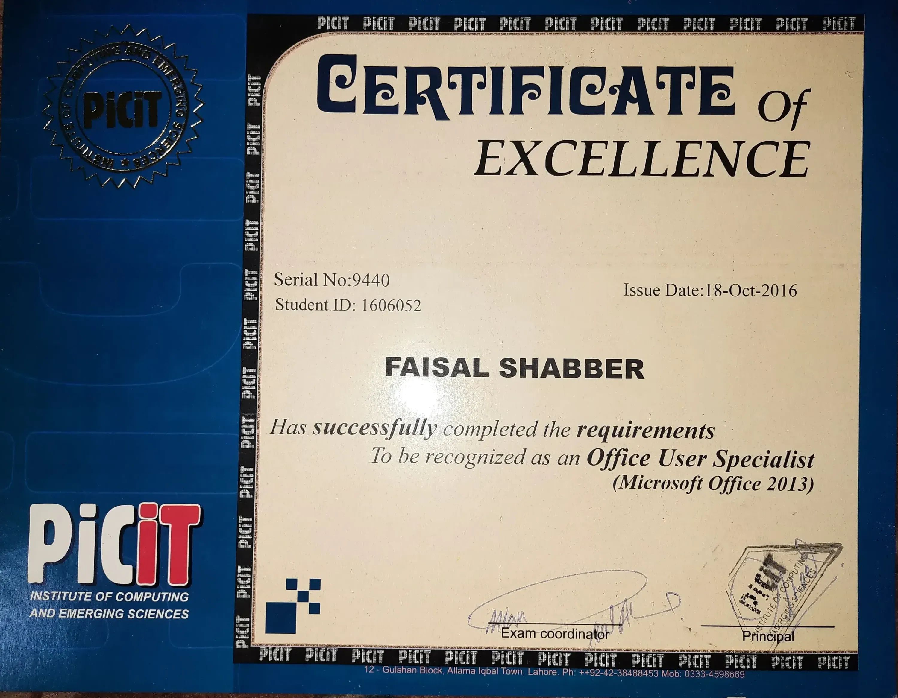 Computer Basics Certificate